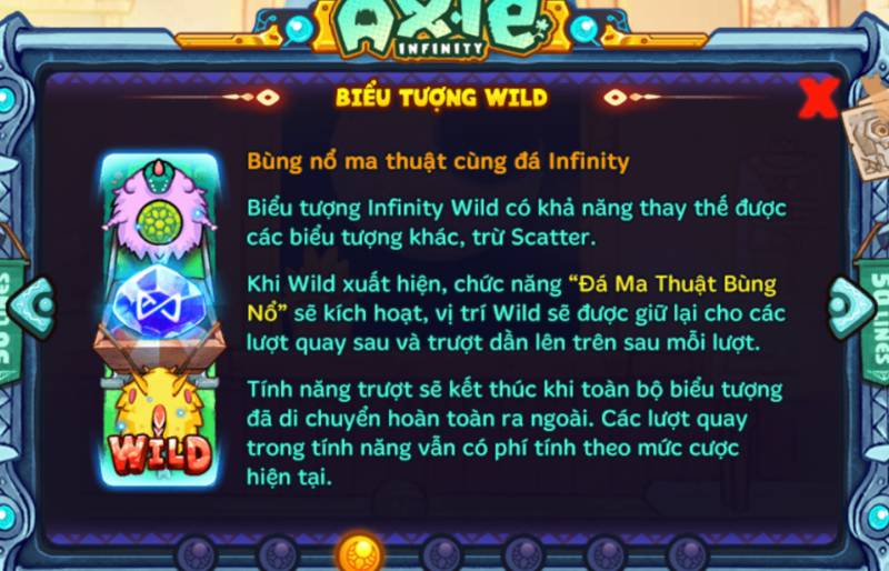 Biểu tượng Wild – Đá ma thuật bùng nổ