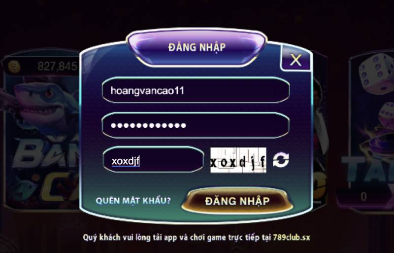 Bước 2: Nhập các thông tin liên quan đến tài khoản.