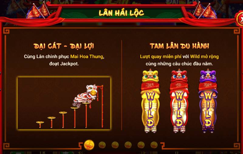 Nổ Hũ Lân Hái Lộc 789club – Game Slot Săn Jackpot Cực Đỉnh 6 Các tính năng đặc biệt trong game