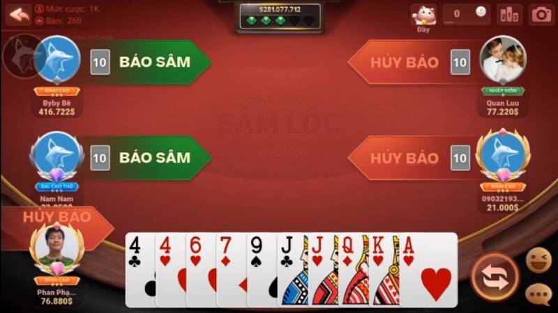 Sâm Lốc Là Gì? Chiến Thuật Chơi Sâm Lốc Hiệu Quả, Bao Thắng 6 Không nên báo sâm nếu chưa chắc chắn