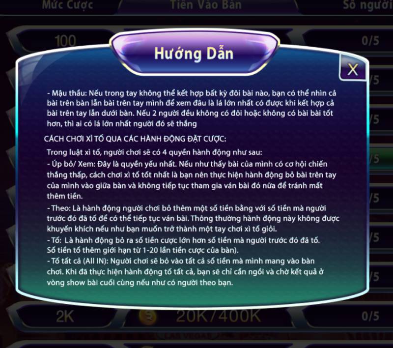 Luật Chơi Xì Tố 789club Chi Tiết Và Mẹo Chơi Hiệu Quả 3 Luật chơi Xì Tố tại 789Club