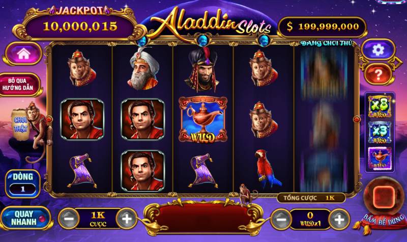 Aladdin Slots 789club – Hành Trình Săn Kho Báu Tiền Tỷ 8 Quan sát vòng quay và nắm bắt chu kỳ nổ hũ