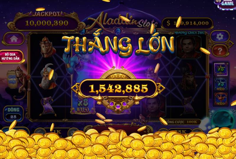 Aladdin Slots 789club – Hành Trình Săn Kho Báu Tiền Tỷ 9 Săn vòng quay miễn phí để nhận thưởng lớn mà không mất xu cược