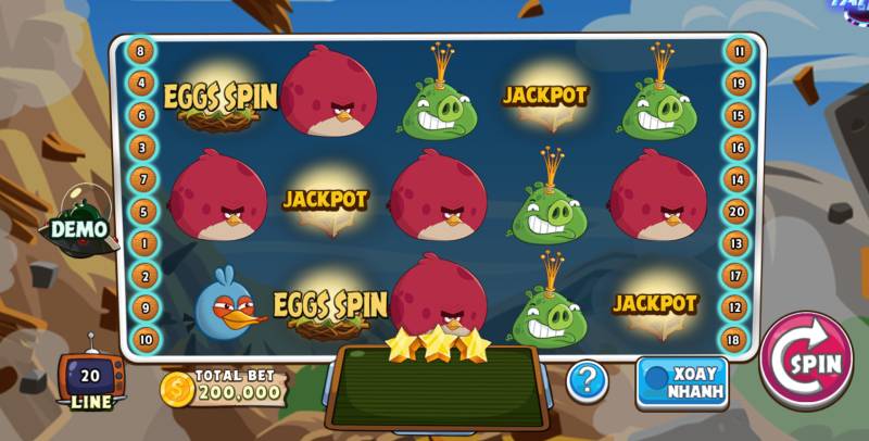 Angry Birds Slot 789Club – Cuộc Chiến Cực Đỉnh, Cơ Hội Săn Hũ Khủng 3 Trò chơi slot lấy cảm hứng từ Angry Birds