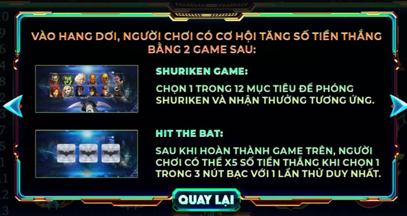 Nổ Hũ Justice League – Cơ Hội Săn Jackpot Cùng Biệt Đội Siêu Anh Hùng 5 Vòng quay Bonus – Nhân thưởng cực lớn trong HANG DƠI