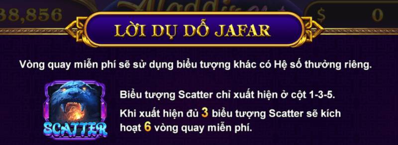 Aladdin Slots 789club – Hành Trình Săn Kho Báu Tiền Tỷ 6 Vòng quay miễn phí – Lời Dụ Dỗ Jafar